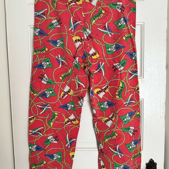 Nautical theme Joe Boxer JUST GO TO SLEEP! men's pyjamas sleepwear set Sz M - Picture 3 of 7